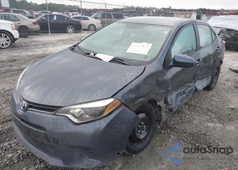 2016 Toyota Corolla Le из США, поврежденный, VIN 2T1BURHE9GC734461